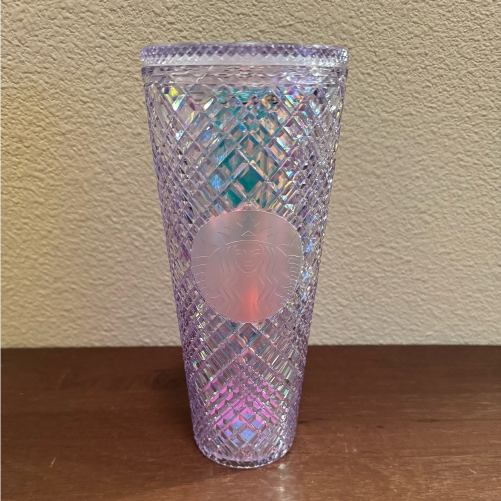 Starbucks Holiday 2022 Limited White Iridescent Jewel 24 oz - Picture 7 of 10